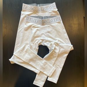 Under Armour men’s  ColdGear compression leggings - 2 pair, small